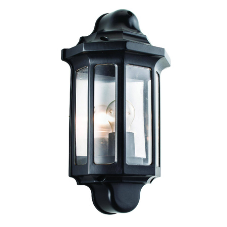 Kinkiet Traditional half lantern IP44 60W (1818S) - Saxby