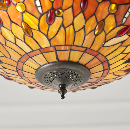 Lampa Wisząca Dragonfly flame (64076) Tiffany