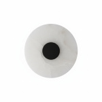 Marmurowy kinkiet Dalinia 1xLED czarny (WL0114-BK) - Yaskr