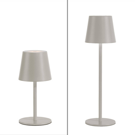 Przenośna LAMPA STOŁOWA USB EURIA SZARA (19250-40) - Paul Neuhaus