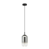 PENDANT LED LIGHT 12W 3000K BLACK-SMOKED GLASS (23217 Zambelis) - Zambelis