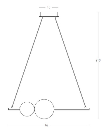PENDANT LED LIGHT 11W 3000K ALUMINUM-OPAL GLASS (22108 Zambelis) - Zambelis
