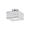 Kwadratowy plafon Vetro chrom 1xE27 (LP-2910/1C CH square) - Light Prestige