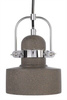 Lampa wisząca gipsowa ciemna szara PAVONIS (D342104) - żyrandol