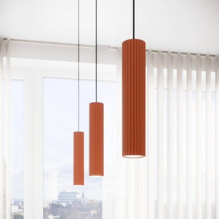 Plafon KARBON 4L ochra czerwona (SL.1641) - Sollux Lighting