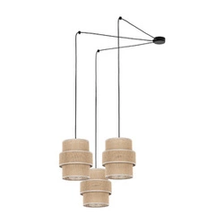 Lampa wisząca CALISTO JUTA 3 (5403) - TK Lighting