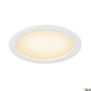 DOWNLIGHT V 200, osłona płaska biała (1007484) - SLV
