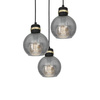 Lampa wisząca OMEGA BLACK / GOLD 3xE27 (MLP6533) - Milagro