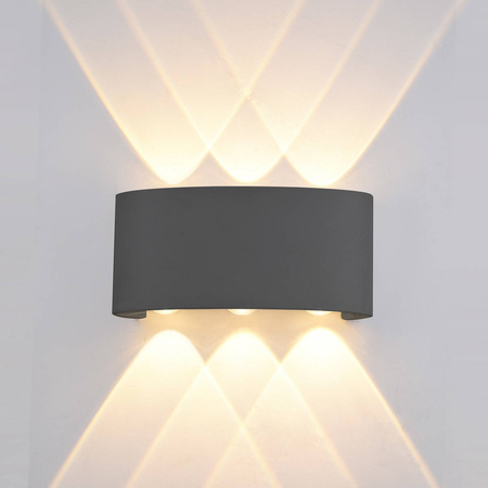 Kinkiet Zewnętrzny Ortelo (OWL-451-3-BL) - Italux