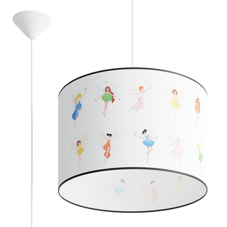 Lampa wisząca do pokoju dziecka bajkowy wzór WRÓŻKI 40 (SL.1417) - Sollux Lighting
