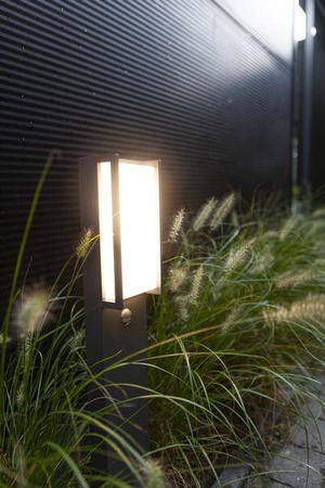 Lampa Stojąca Zew. QUBO - CZUJNIK RUCHU Kol. Antracyt 3000K (7193004118) - Lutec