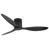 FAN CEILING 40W  MATT BLACK  BLADES REMOTE CONTROL TUYA WIFI INCLUDED (20257 Zambelis) - Zambelis