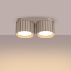 Plafon AURA 2 taupe Gx53 (SL.1818) - Sollux Lighting