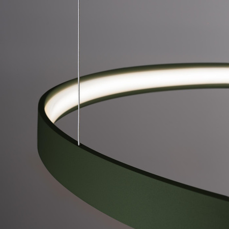 Żyrandol RIO 3 55/78/110 zielona oliwka LED 4000K (TH.382) - Thoro Lighting