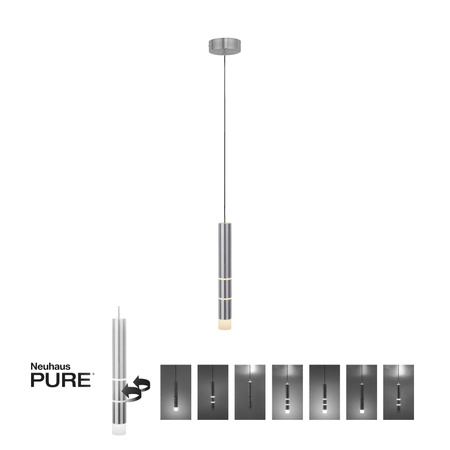 PURE VEGA LAMPA WISZĄCA ALUMINIUM (2211-95) - Paul Neuhaus