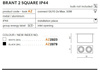 Plafon BRANT 2 SQUARE IP44 white (AZ2823) - AZZARDO