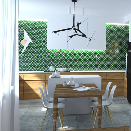 Lampa wisząca STICKS-6 (ST-1001-6 black) - Step into Design