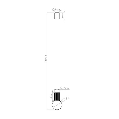 Lampa wisząca HALO 1 biała (SL.1709) - Sollux Lighting