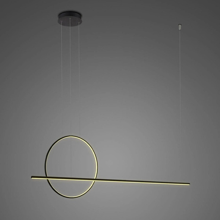 Lampa wisząca Linea No.2 120 40cm czarna 4k ściemnialna (LA087/PX120_40_4k_black_dimm) - ALTAVOLA DESIGN
