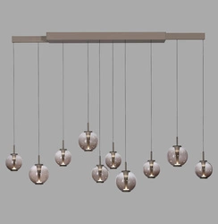 Lampa z płynną regulacją wysokości i szerokości PURE E-INFINITY BRĄZOWY (2221-97) - Paul Neuhaus