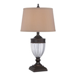 Lampa stołowa Dennison (QZ-DENNISON-PB) - Elstead Lighting