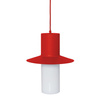 CAPONIO A czerwonopomarańczowa sufitowa lampa wisząca (CPA11212P0) - Ummo