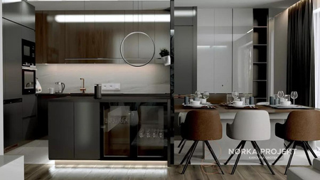 Lampa wisząca Linea No.2 40cm czarna 3k Dali (LA087/PX143_40_3k_black_Dali) - ALTAVOLA DESIGN