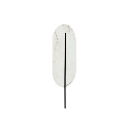 ROKKE STONE biała lampa ścienna / kinkiet z ozdobnym detalem (RKS21020) - Ummo