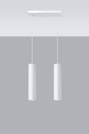 Lampa wisząca LAGOS 2 biały (SL.0324) - Sollux