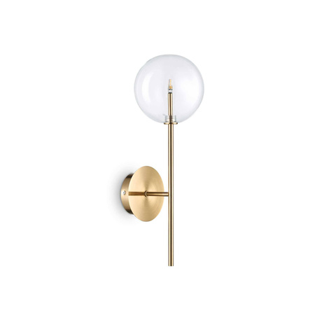 Lampa ścienna / Kinkiet EQUINOXE Mosiądz (EQUINOXE_AP1_OTTONE) - Ideal Lux