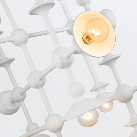 Żyrandol Cadence - 18 źródeł światła - Antyczna biel (QN-CADENCE18-WHT) - Quintiesse