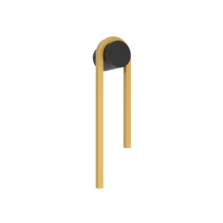 SCONCE LED LIGHT 11W 3000K ALUMINIUM-PC DIFFUSER, GOLD-BLACK (23106 Zambelis) - Zambelis