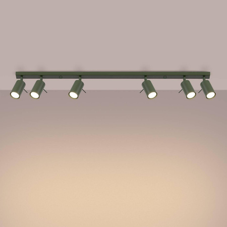 Plafon RING 6L zielony oliwkowy (SL.1505) - Sollux Lighting