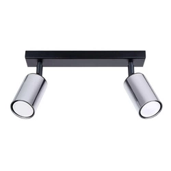 Plafon WINX 2 czarny/chrom (SL.1367) - Sollux Lighting