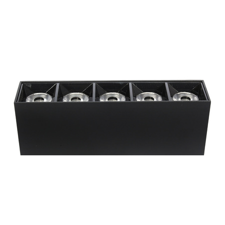 Lampa liniowa natynkowa 15w 4000K czarna JDL-3T - DomenoLED