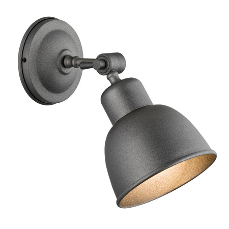 kinkiet 1 pł. EUFRAT  antracyt 1 x E27/60W ARGON 3183
