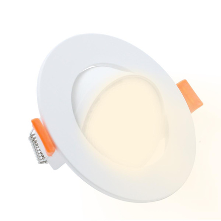 Ruchome oczko podtynkowe Plus białe LED CCT (LP-1506/1RS WH) - Light Prestige