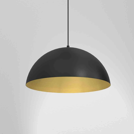 Lampa wisząca BETA BLACK/GOLD Ø 45 cm (MLP7973) - Milagro