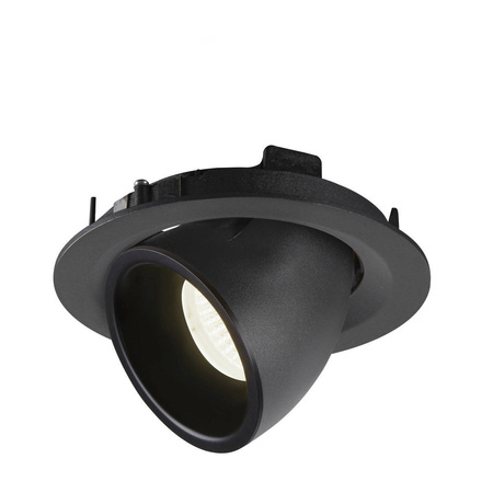 NUMINOS® GIMBLE M, oprawa sufitowa wpuszczana czarna 4000 K 55° (1005963) - SLV