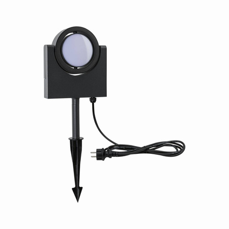 Reflektor ogrodowy SWIVEA Led 8W 3000K IP44 460lm 230V ciemny szary/ aluminium (PL94408) - PAULMANN