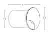 OUTDOOR INGROUND LIGHT LED 3W BLACK (E300 Zambelis) - Zambelis