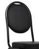 Krzesło bankietowe / konferencyjne HEBE   czarne (KH1501100312) - King Home