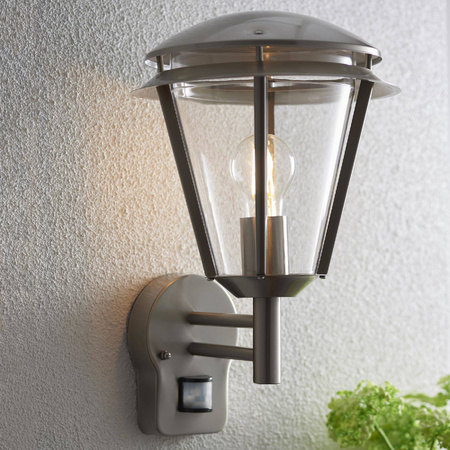 Kinkiet Inova PIR 1lt wall IP44 60W (49945) - Saxby