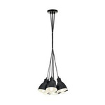 Lampa wisząca PRIDDY 7 czarna (49467 - Eglo) - żyrandol