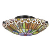 Plafon Watkins - 2 źródła światła - Valiant brąz (QZ-WATKINS-F-VB) - Elstead Lighting