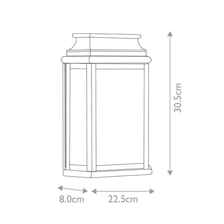 Kinkiet zewnętrzny St Martins (ST-MARTINS-V) - Elstead Lighting