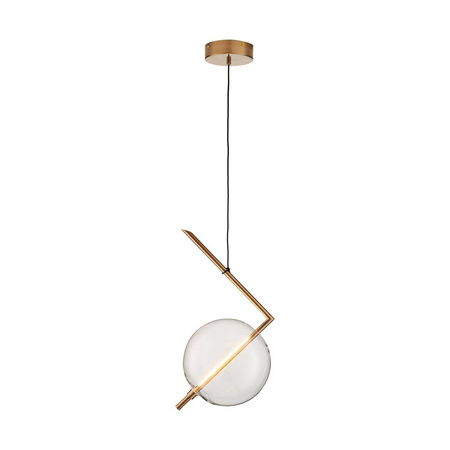 Lampa wisząca AMORE- 1 złota 24 cm (ST-8869P-1) - Step into Design