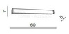 Kinkiet łazienkowy PETER S 60 LED 4000K (AZ2088 - Azzardo)