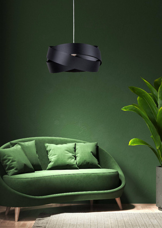 Lampa wisząca TORNADO 40 cm czarna (1114) - Zuma Line