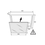 RAMKA 600X600 DO PANELU LED PLASTIKOWA (EKP6196) - Eko-Light